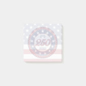 Amerika's 250e verjaardag met de vlag van de VS Post-it® Notes (Voorkant)