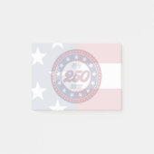 Amerika's 250e verjaardag met de vlag van de VS Post-it® Notes (Voorkant)