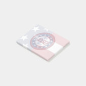 Amerika's 250e verjaardag met de vlag van de VS Post-it® Notes (Schuin)