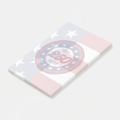 Amerika's 250e verjaardag met de vlag van de VS Post-it® Notes (Schuin)