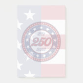 Amerika's 250e verjaardag met de vlag van de VS Post-it® Notes (Voorkant)
