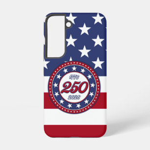 Amerika's 250e verjaardag met de vlag van de VS Samsung Galaxy Hoesje