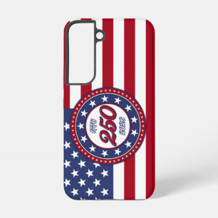 Amerika's 250e verjaardag met de vlag van de VS Samsung Galaxy Hoesje
