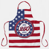 Amerika's 250e verjaardag met de vlag van de VS Schort (Voorkant)