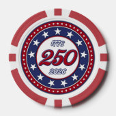 Amerika's 250e verjaardag poker chips (Voorkant)