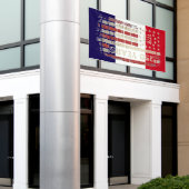 Amerika's 250e verjaardag Semiquicentennial Spandoek (Buitenkant Gebouw)
