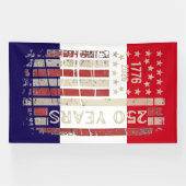 Amerika's 250e verjaardag Semiquicentennial Spandoek (Horizontaal)