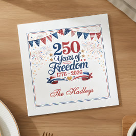 Amerika's 250e verjaardag servet