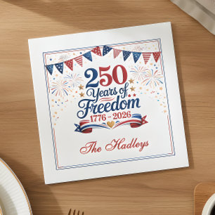 Amerika's 250e verjaardag servet