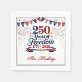 Amerika's 250e verjaardag servet (Voorkant)