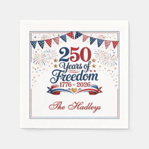 Amerika's 250e verjaardag servet