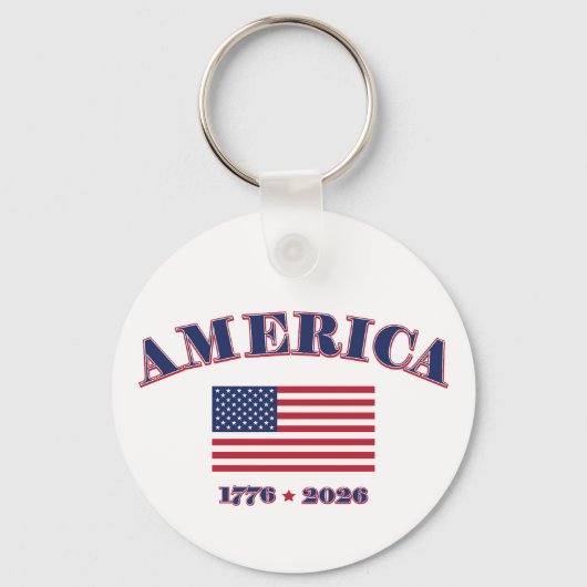 Amerika's 250e verjaardag sleutelhanger (Voorkant)