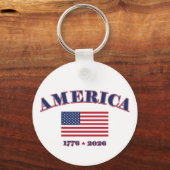 Amerika's 250e verjaardag sleutelhanger (Voorkant)