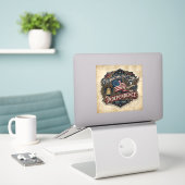 Amerika's 250e verjaardag sticker (Laptop op bureau)