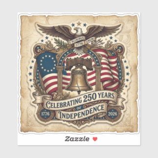 Amerika's 250e verjaardag sticker