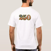 AMERIKA'S 250E VERJAARDAG T-SHIRT (Achterkant)