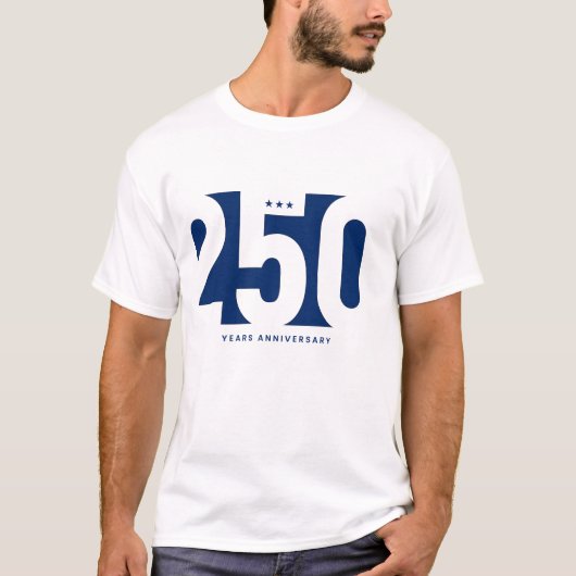 Amerika's 250e verjaardag t-shirt (Voorkant)