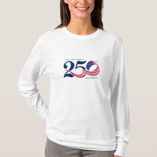 Amerika's 250e verjaardag t-shirt (Voorkant)