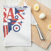 Amerika's 250e verjaardag theedoek (Quarter Fold)