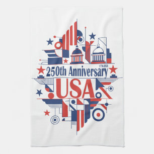 Amerika's 250e verjaardag theedoek
