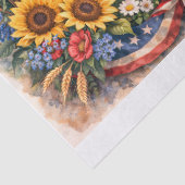 Amerika's 250e verjaardag tissuepapier (Detail)