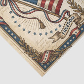 Amerika's 250e verjaardag tissuepapier (Detail)