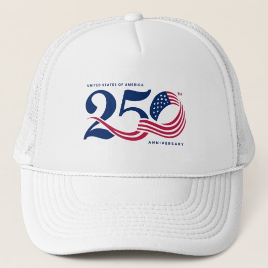 Amerika's 250e Verjaardag Trucker Pet (Voorkant)
