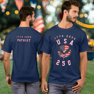 Amerika's 250e verjaardag USA 250 1776 2026 T-shirt
