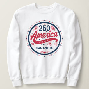 Amerika's 250e verjaardag USA 4 juli-feest Trui