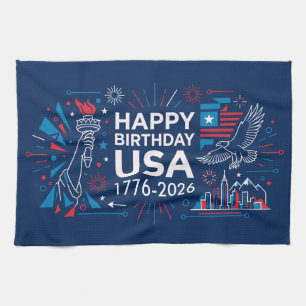 Amerika's 250e verjaardag V2 Theedoek