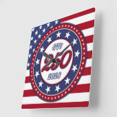 Amerika's 250e verjaardag vierkante klok (Hoek)