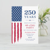 Amerika's 250e Verjaardags Evenement Kaart (Staand voorkant)