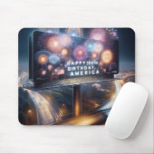 Amerika's 250e Verjaardagsbillboard Muismat (Met muis)
