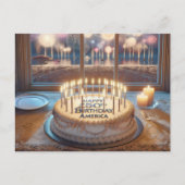 Amerika's 250e verjaardagsfeest briefkaart (Voorkant)