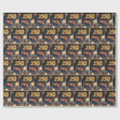 Amerika's 250e verjaardagsfeest cadeaupapier (Vlak)