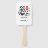 Amerika's 250e Verjaardagsfeest Handwaaier (Voorkant)