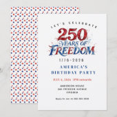 Amerika's 250e verjaardagsfeest  kaart (Voorkant / Achterkant)
