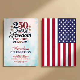 Amerika's 250e Verjaardagsfeest Kaart