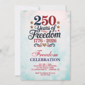 Amerika's 250e Verjaardagsfeest Kaart (Voorkant)