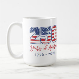 Amerika's 250e verjaardagsfeest koffiemok