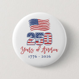 Amerika's 250e verjaardagsfeest ronde button 5,7 cm