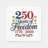 Amerika's 250e Verjaardagsfeest Servet (Voorkant)