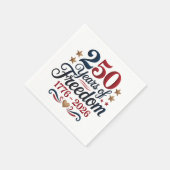 Amerika's 250e Verjaardagsfeest Servet (Hoek)
