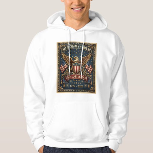 Amerika's 250e Versie 1 Hoodie (Voorkant)