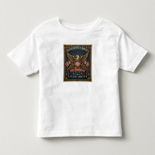 Amerika's 250e Versie 1 Kinder Shirts (Voorkant)