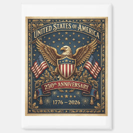 Amerika's 250e Versie 1    Magneet