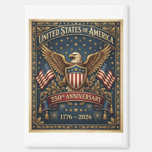 Amerika's 250e Versie 1 Magneet