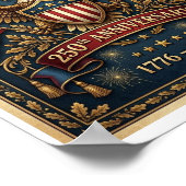 Amerika's 250e Versie 1 Poster (Hoek)