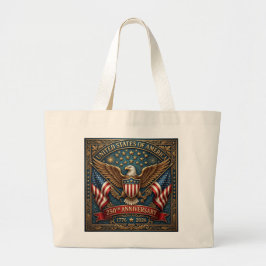 Amerika's 250e Versie 2 Grote Tote Bag