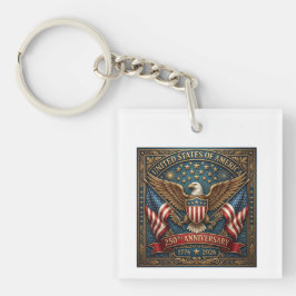 Amerika's 250e Versie 2 Sleutelhanger